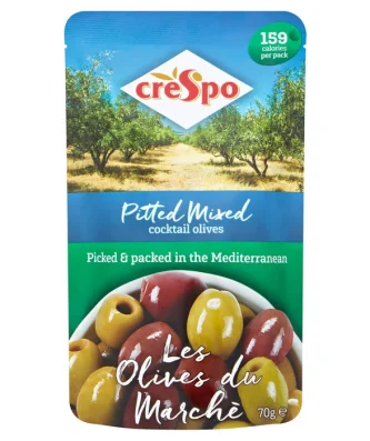 Crespo Pitted Mixed Cocktail Olives 70g