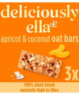 Deliciously Ella Apricot & Coconut Oat Bar Multipack 3 x 50g