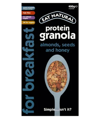 Eat Natural Protein Granola Almonds Seeds & Honey 400g