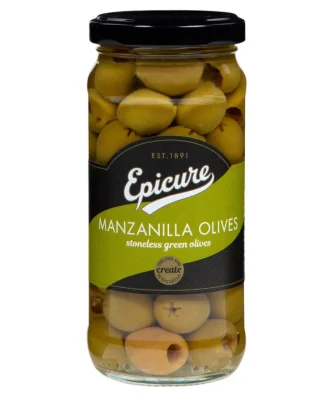 Epicure Stoneless Green Olives 235g