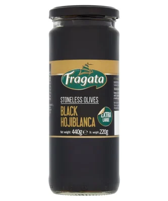 Fragata Pitted Black Olives 440g