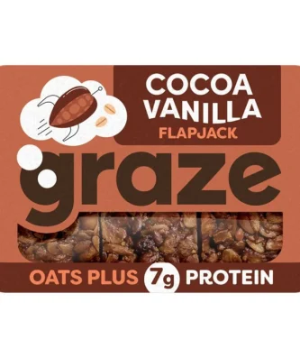 Graze Flapjack Cocoa Vanilla Protein 53g