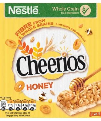 Honey Cheerios Cereal Bars 6 x 25g