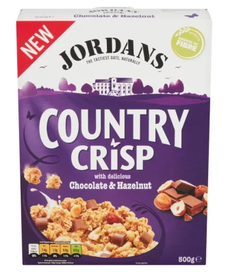 Jordans Milk Chocolate & Hazelnut Country Crisp Cereal 500g