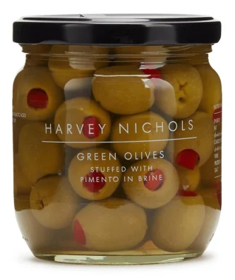 Harvey Nichols Green Olives Stuffed With Pimento 410g