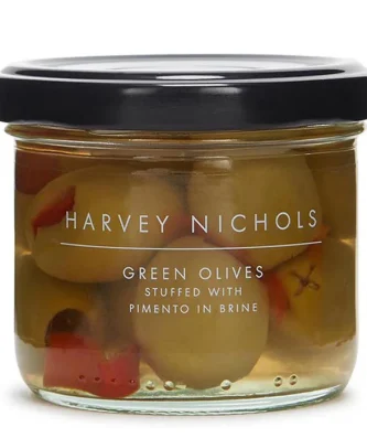 Harvey Nichols Green Olives Stuffed with Pimento 100g