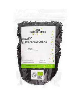 Just Ingredients Organic Black Peppercorns 100g