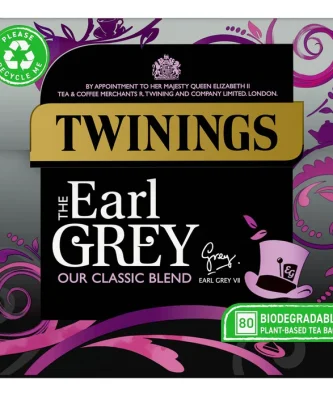 Twinings Earl Grey Tea 80 biodegradable Tea Bags