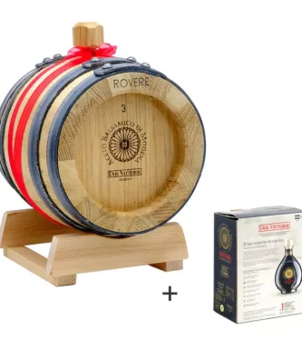 Acetaia di Famiglia Due Vittorie: Balsamic Vinegar of Modena PGI Oro with Oak barrel 3 lt