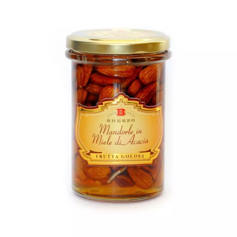 Almonds in Acacia Honey 330 gr
