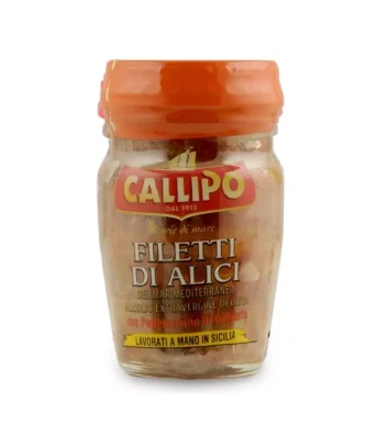 Anchovy Fillets in Extra Virgin Olive Oil with Chilli Pepper 75 gr