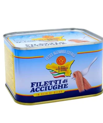 Anchovy Fillets in Olive Oil Tin 720 gr