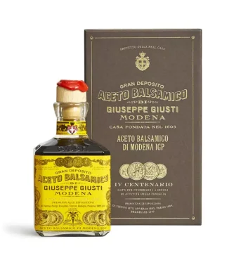 Balsamic Vinegar of Modena IGP 4 Gold Medals Cubic bottle with box 250 ml