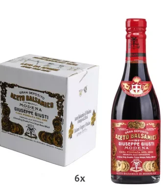 Balsamic Vinegar of Modena PGI 3 Gold Medals "Riccardo Giusti" 250 ml x 6