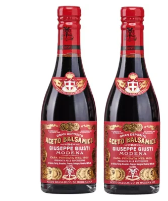 Balsamic Vinegar of Modena PGI 3 Gold Medals "Riccardo Giusti" Set 250 ml x 2