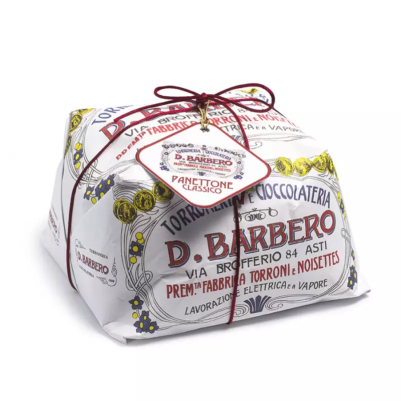 Barbero Classic Panettone with raisins 750 gr