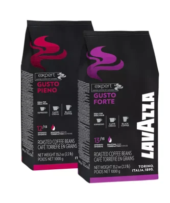 Bipack Coffee beans Lavazza Gusto Pieno and Gusto Forte 1 kg x 2