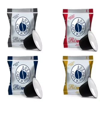 Borbone Coffee tasting kit : 200 assorted blend capsules compatible with Nespresso®