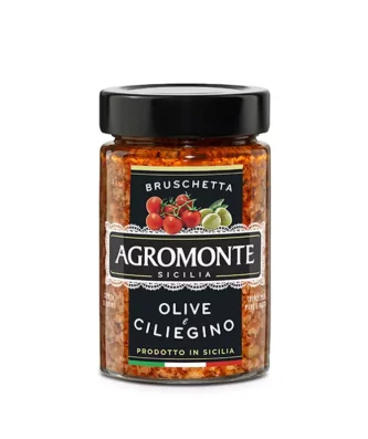 Bruschetta with Olives and Cherry Tomatoes 200 g