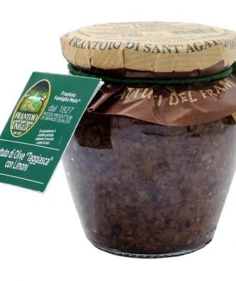 Bruschetta with Taggiasca olives and Lemon 180 gr