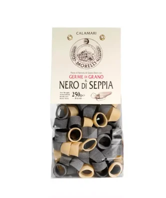 Calamari with Wheat Germ and Cuttlefish Ink 250 gr