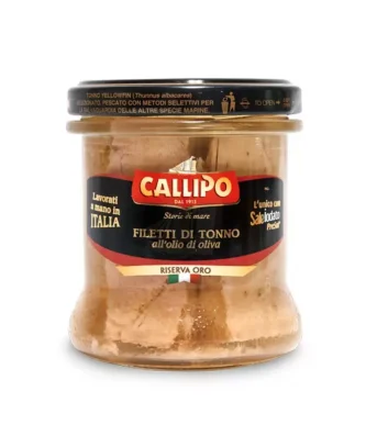 Callipo Tuna fish fillets in olive oil Riserva Oro 150 gr