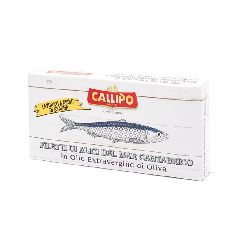 Cantabrian Sea Anchovy Fillets in Extra Virgin Olive Oil 50 gr