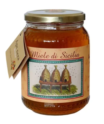 Cardoon Thistle Honey Sicilian Black Bee 1 kg