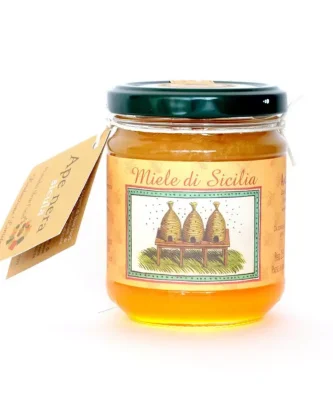 Carob Honey Sicilian Black Bee 250 gr