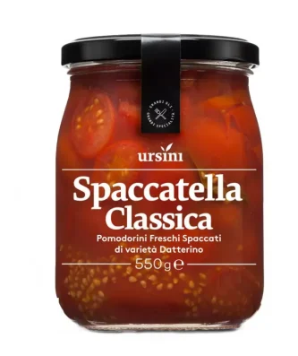 Classic Spaccatella Datterino cherry tomatoes cut in half 550 gr