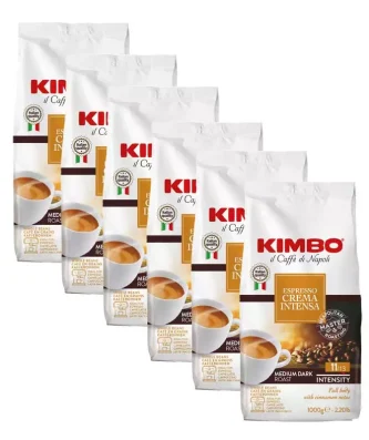 Coffee beans Kimbo Crema Intensa 1 kg x 6