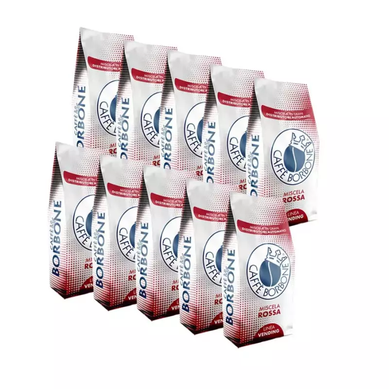 Coffee beans RED Blend Caffè Borbone 500 gr x 10