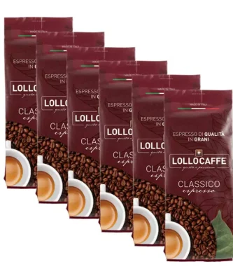 Coffee Beans Vending CLASSIC Blend Lollo Caffè 1 kg x 6
