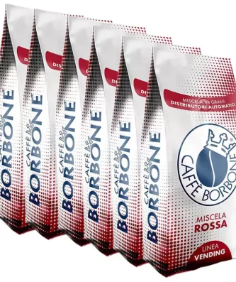 Coffee Beans Vending RED Blend Caffè Borbone 1 kg x 6