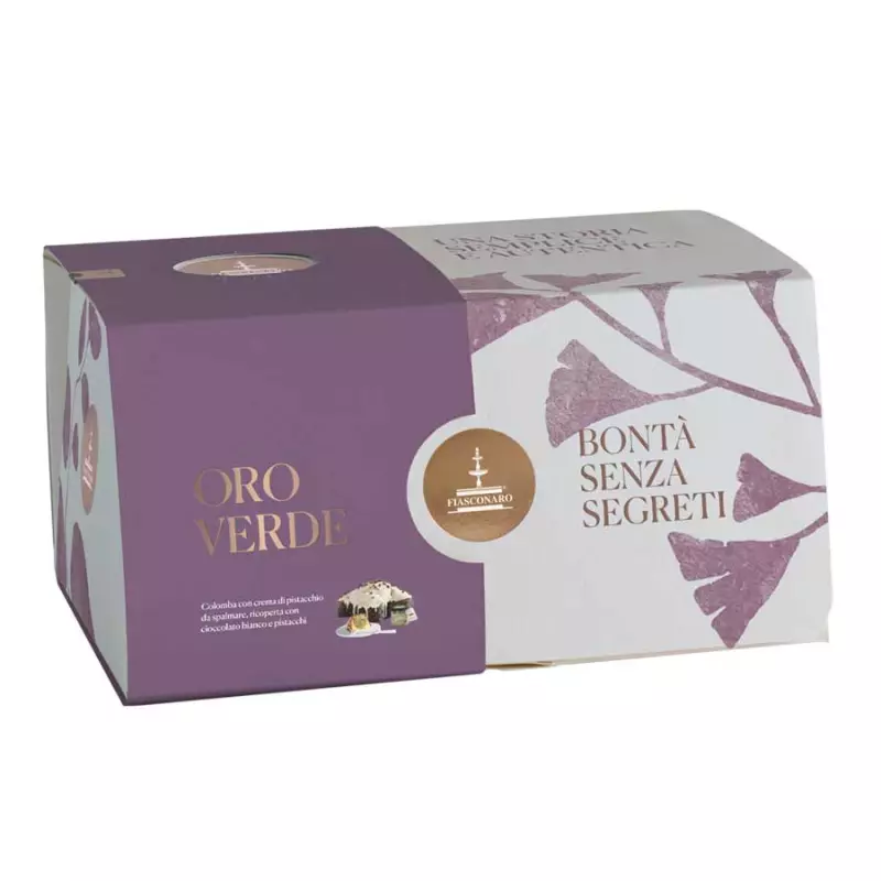 Colomba Oro Verde Fiasconaro with Pistachio Cream 1 kg