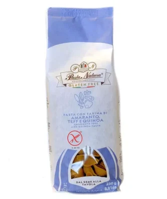 Conchiglie Gluten Free Pasta with Amaranth, Teff and Quinoa flour 250 gr