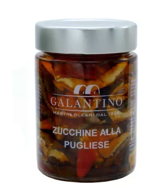 Courgettes Apulian Recipe in Extra Virgin Olive Oil 320 gr