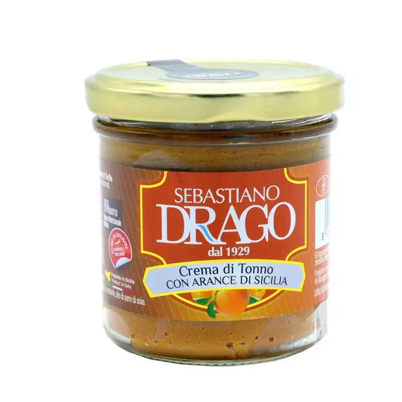 Creamy Tuna Fish Pâté with Oranges from Sicily 130 gr