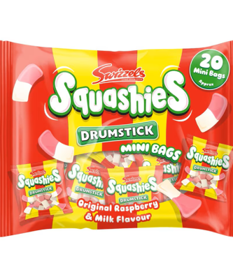 Swizzels Drumstick Squashies Mini Bag 280g 20 x 14g Packs