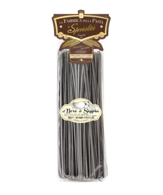 'e Linguine Black Squid Ink Pasta 500 gr