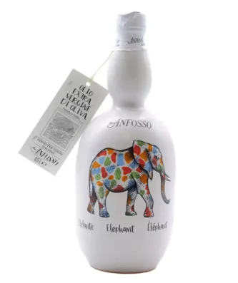 Elephant Ceramic Bottle with Extra Virgin Olive Oil 500 ml