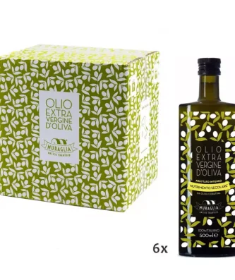 Essenza Intense Extra Virgin Olive Oil Monocultivar Coratina 500 ml x 6