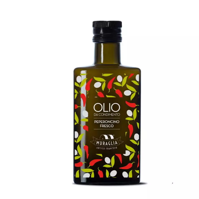 Extra Vergin Olive Oil Seasoning with Fresh Chili Peperoncino 200 ml