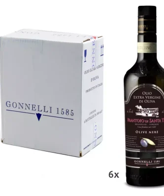 Extra Virgin Olive Oil Black Olives 500 ml x 6