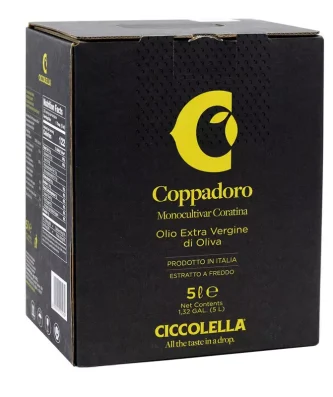 Extra Virgin Olive Oil Coppadoro Bag in Box 5 lt