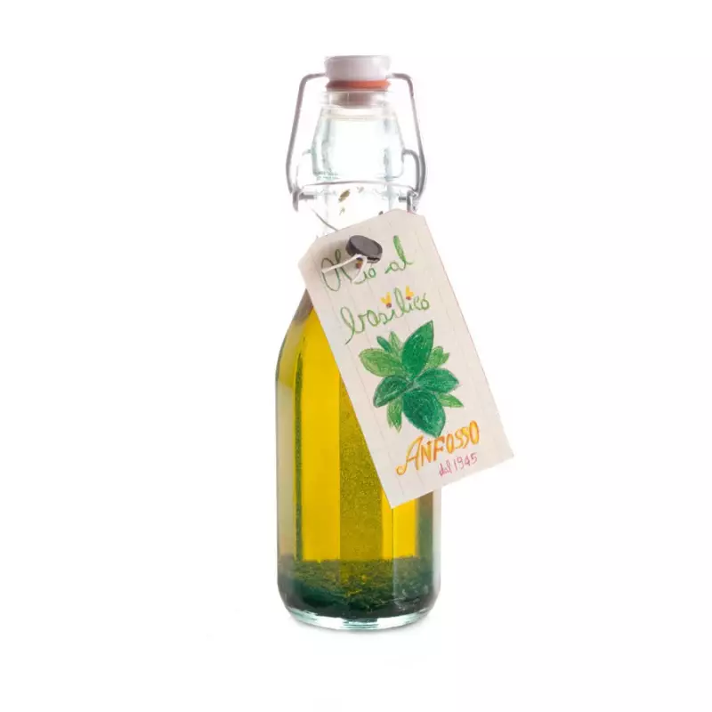 Extra Virgin Olive Oil Dressing with Basil 250 ml
