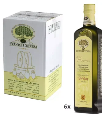 Extra Virgin Olive Oil Primo Fine Quality Cutrera 750 ml x 6