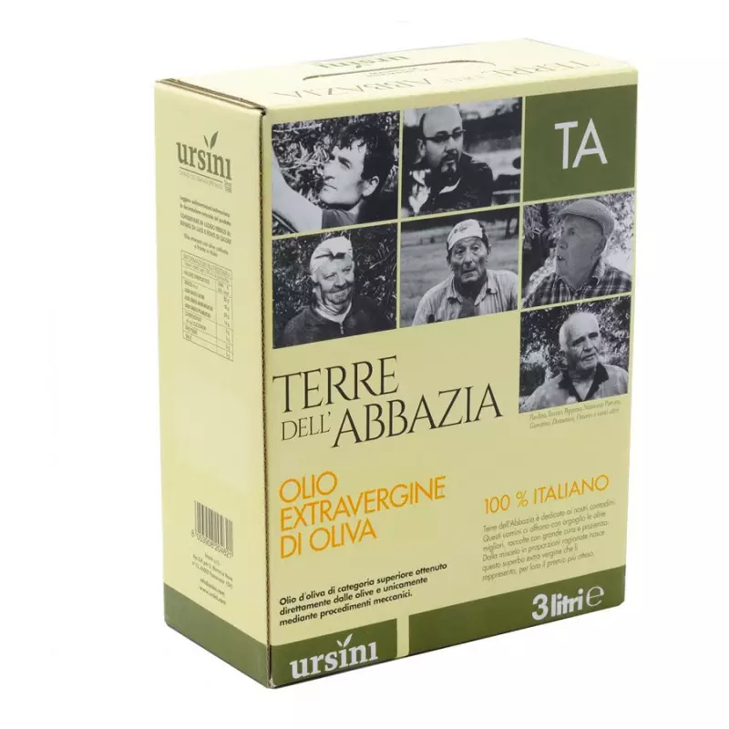 Extra Virgin Olive Oil Terre dell'Abbazia Bag in Box 3 lt