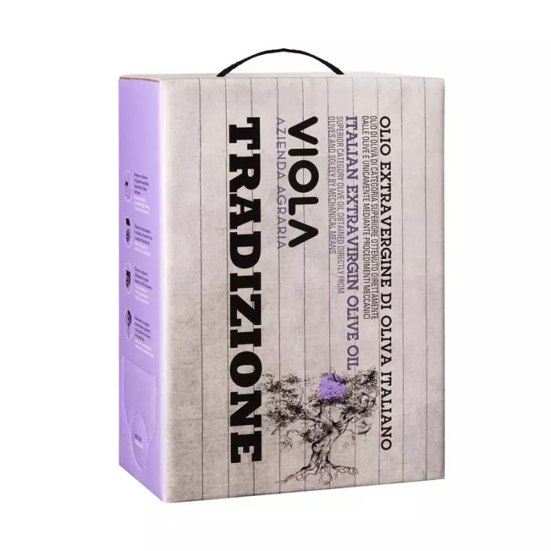 Extra Virgin Olive Oil Tradizione Viola Bag in Box 3 lt