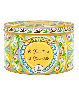 Fiasconaro Dolce e Gabbana Chocolate Panettone in tin 500 gr